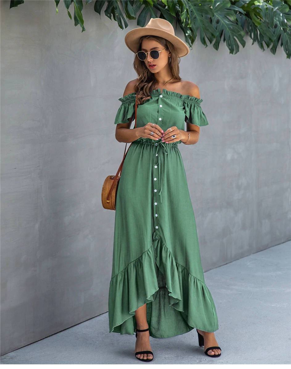 Emerald Green Boho Dress | Boho Mood